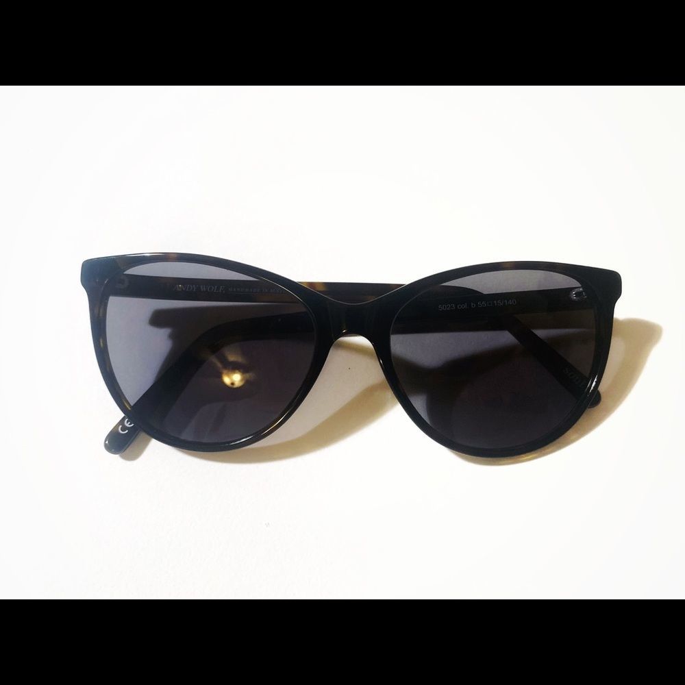 Andy Wolf 5023 Handmade Tortoise Shell Sunglasses 🕶